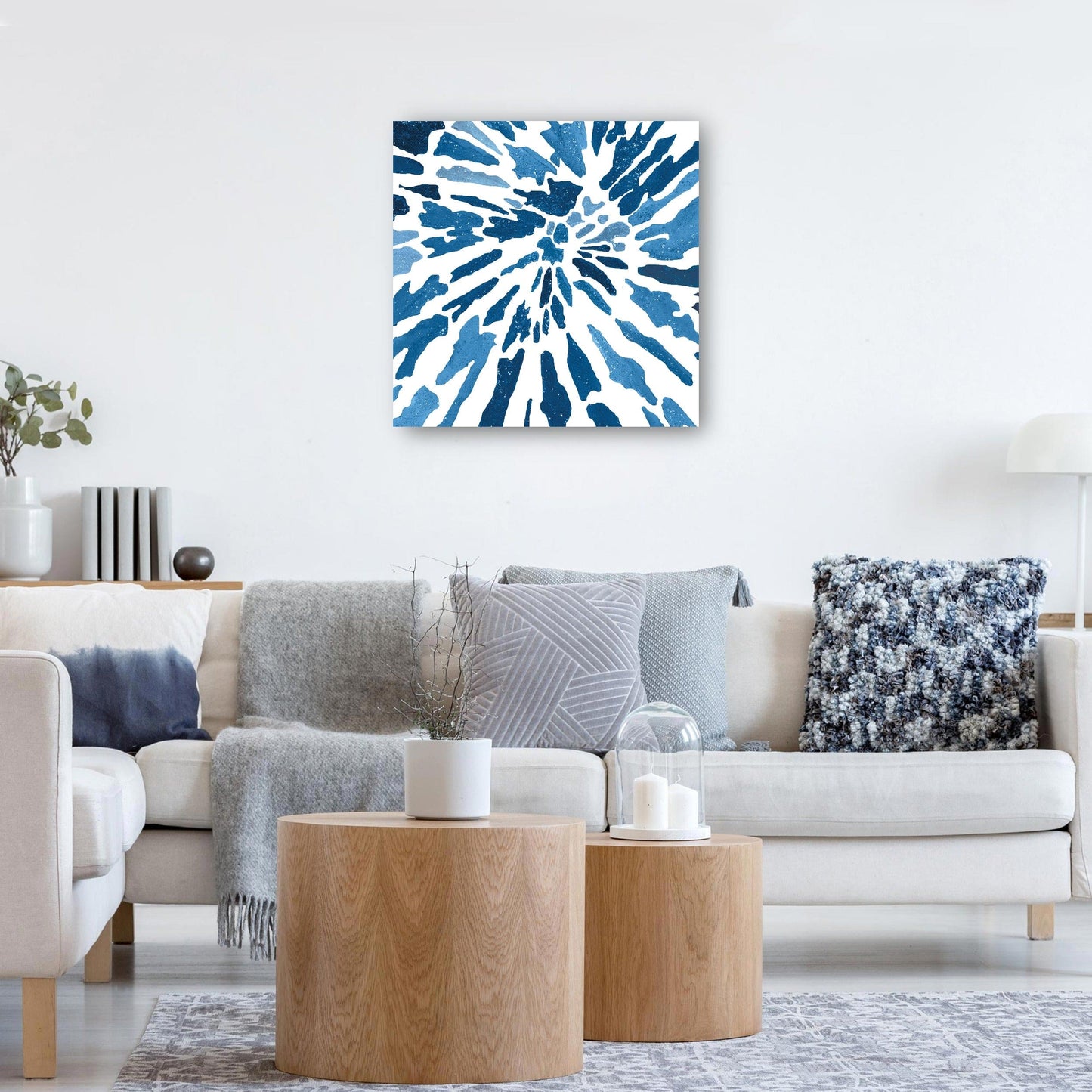 Explosión floral azul II - Lee C
