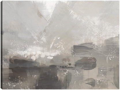 Paisaje abstracto gris contemporáneo - Northern Lights
