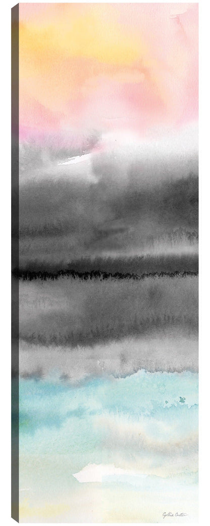 Panel abstracto de puesta de sol rosa II - Cynthia Coulter