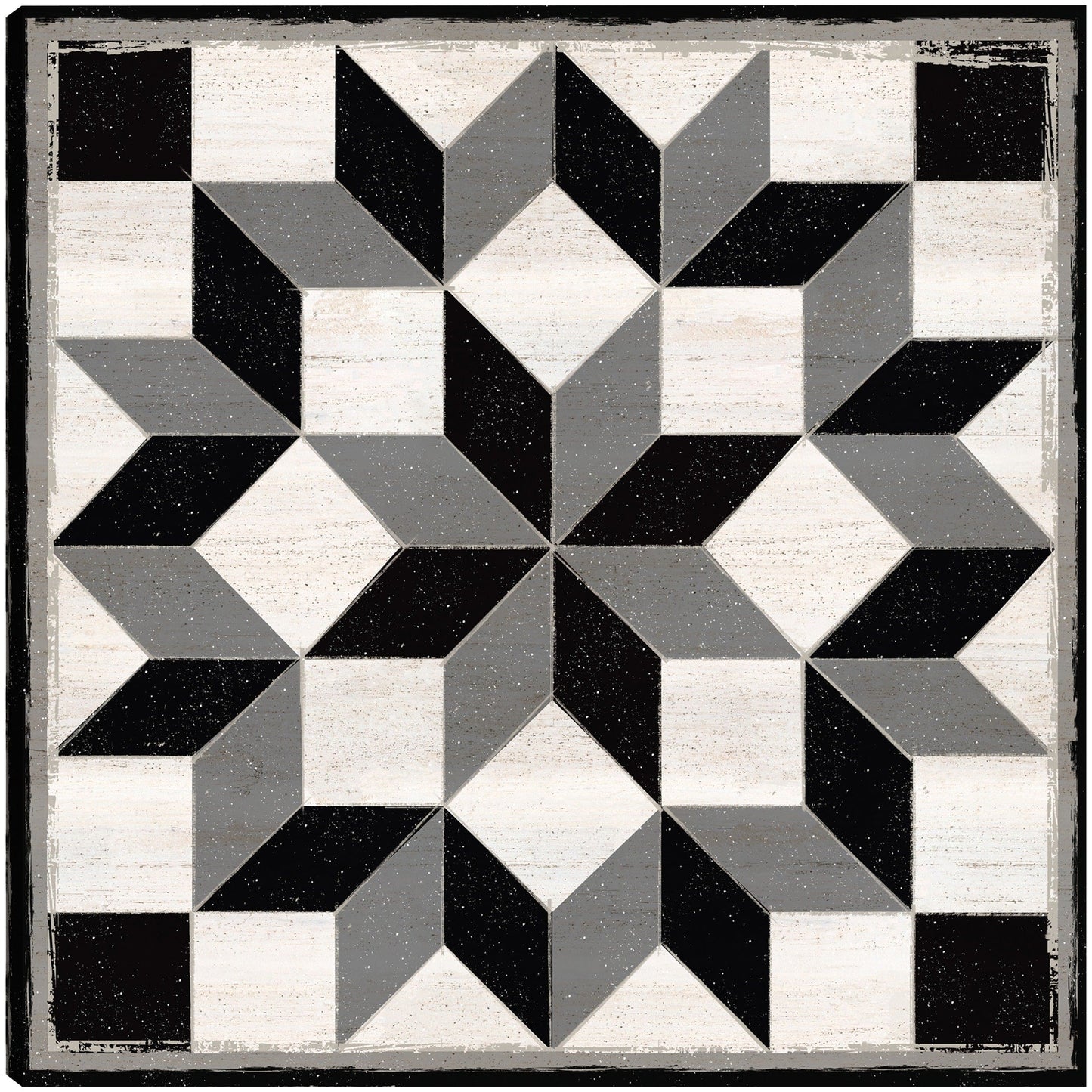 Bloque de edredón blanco y negro I - Tara Reed