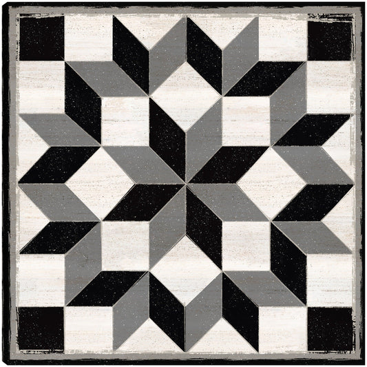 Bloque de edredón blanco y negro I - Tara Reed