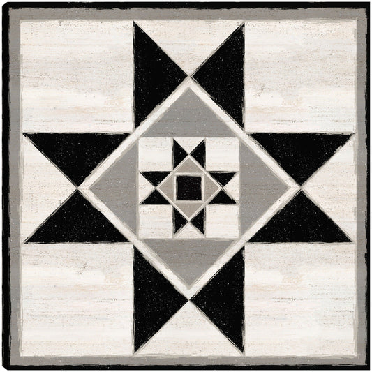 Bloque de edredón blanco y negro III - Tara Reed