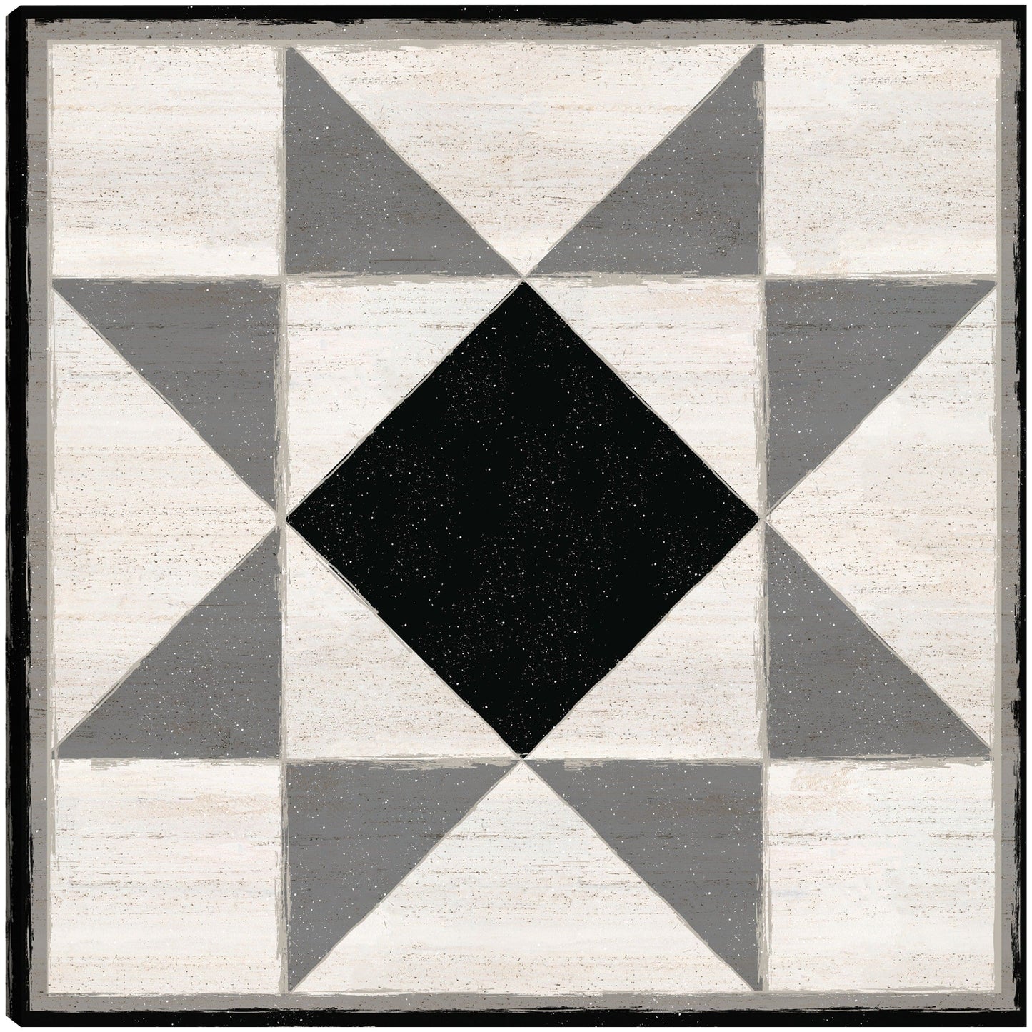 Bloque de edredón en blanco y negro IV - Tara Reed