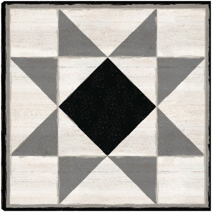 Bloque de edredón en blanco y negro IV - Tara Reed