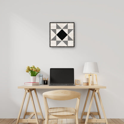 Bloque de edredón en blanco y negro IV - Tara Reed