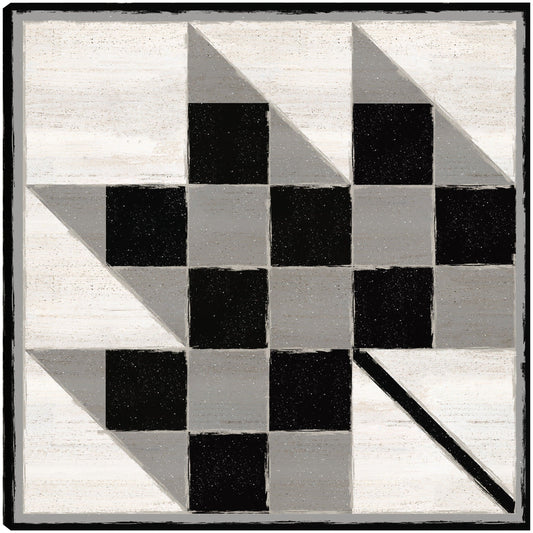 Bloque de edredón blanco y negro VI - Tara Reed
