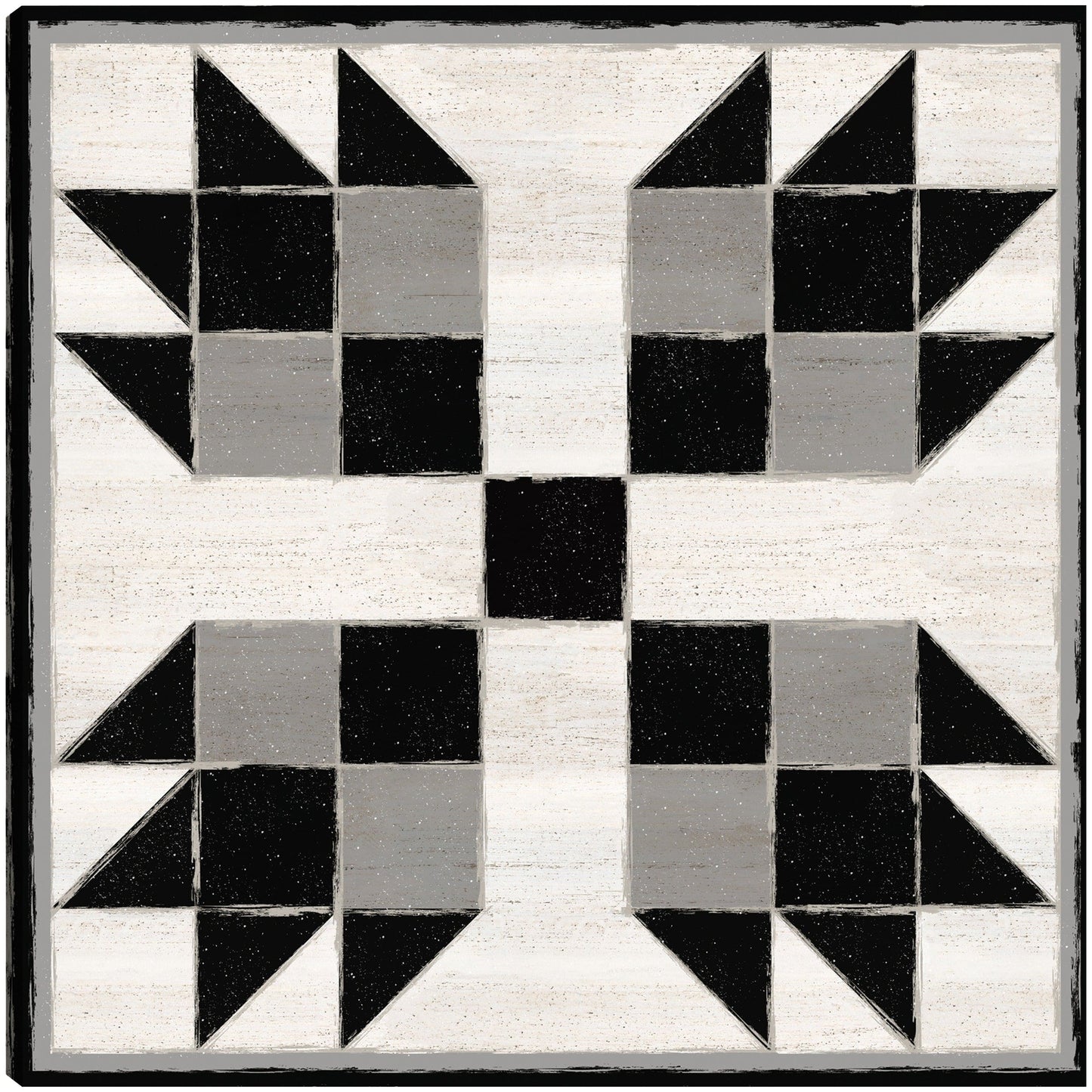 Bloque de edredón blanco y negro VII - Tara Reed