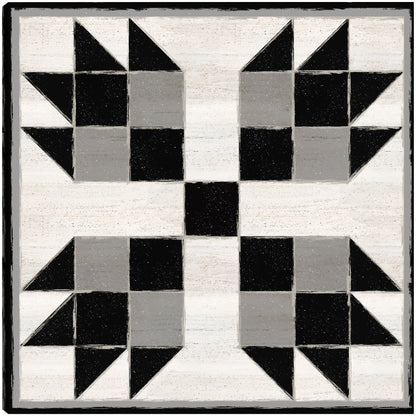 Bloque de edredón blanco y negro VII - Tara Reed