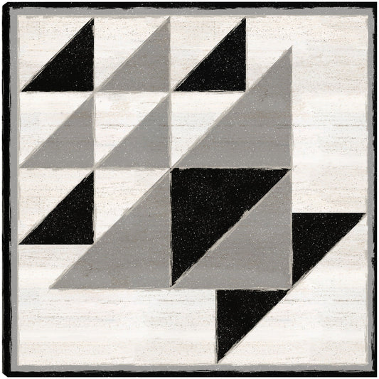 Bloque de edredón en blanco y negro VIII - Tara Reed