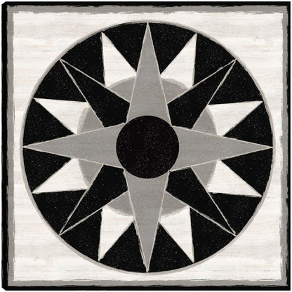 Bloque de edredón blanco y negro X - Tara Reed
