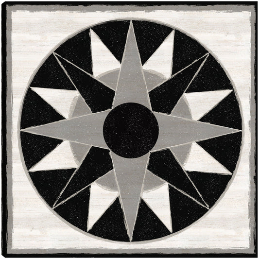 Bloque de edredón blanco y negro X - Tara Reed