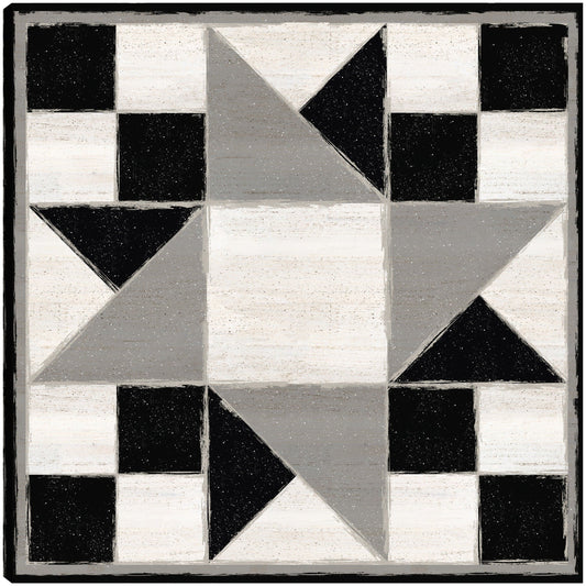 Bloque de edredón blanco y negro XIII - Tara Reed