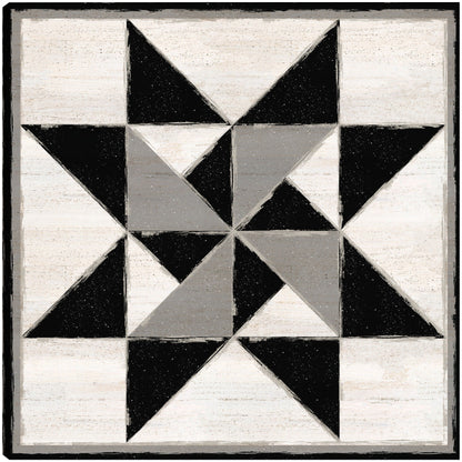 Bloque de edredón en blanco y negro XIV - Tara Reed