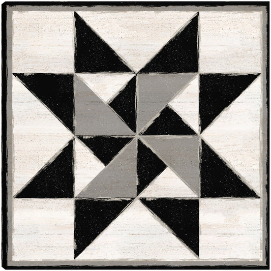 Bloque de edredón en blanco y negro XIV - Tara Reed