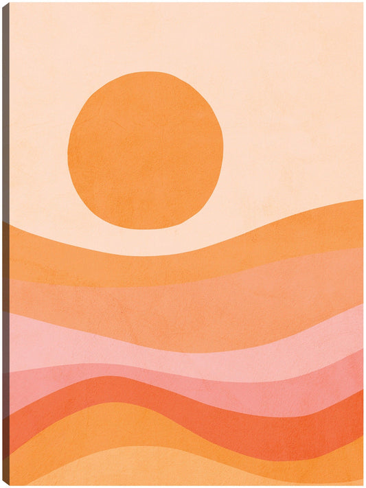 Atardecer dorado de verano - Dominique Vari
