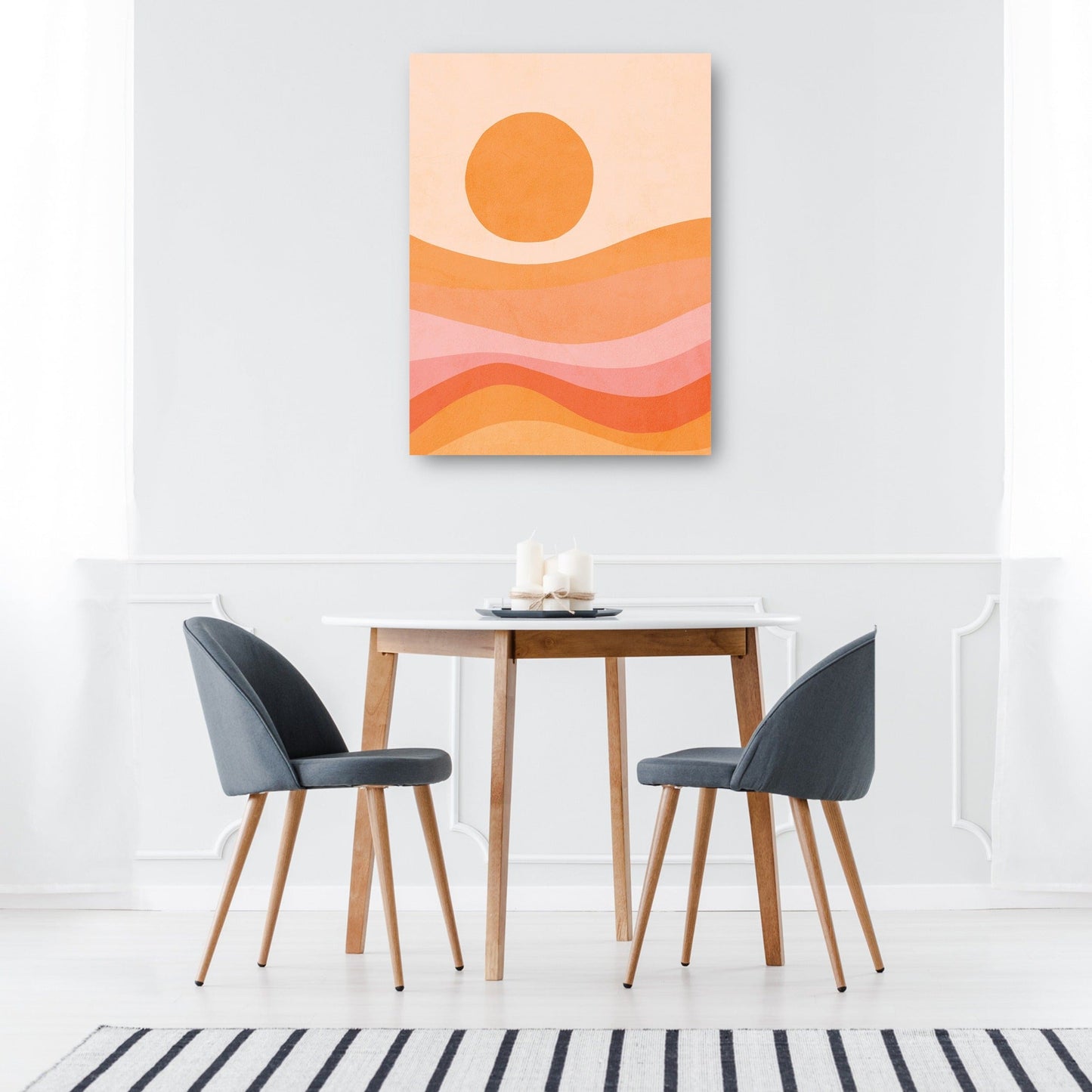 Atardecer dorado de verano - Dominique Vari