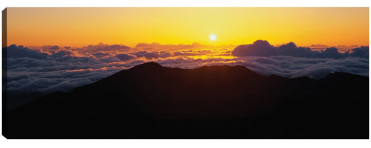 Salida del sol en la cumbre tropical - Panoramic Images