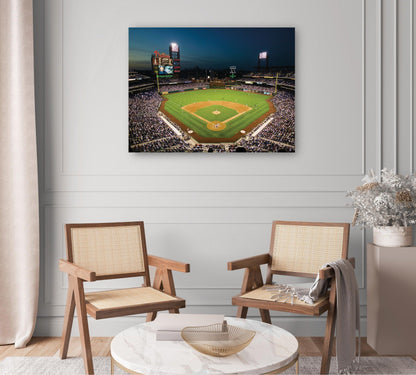 Fanáticos del béisbol de Filadelfia - Panoramic Images