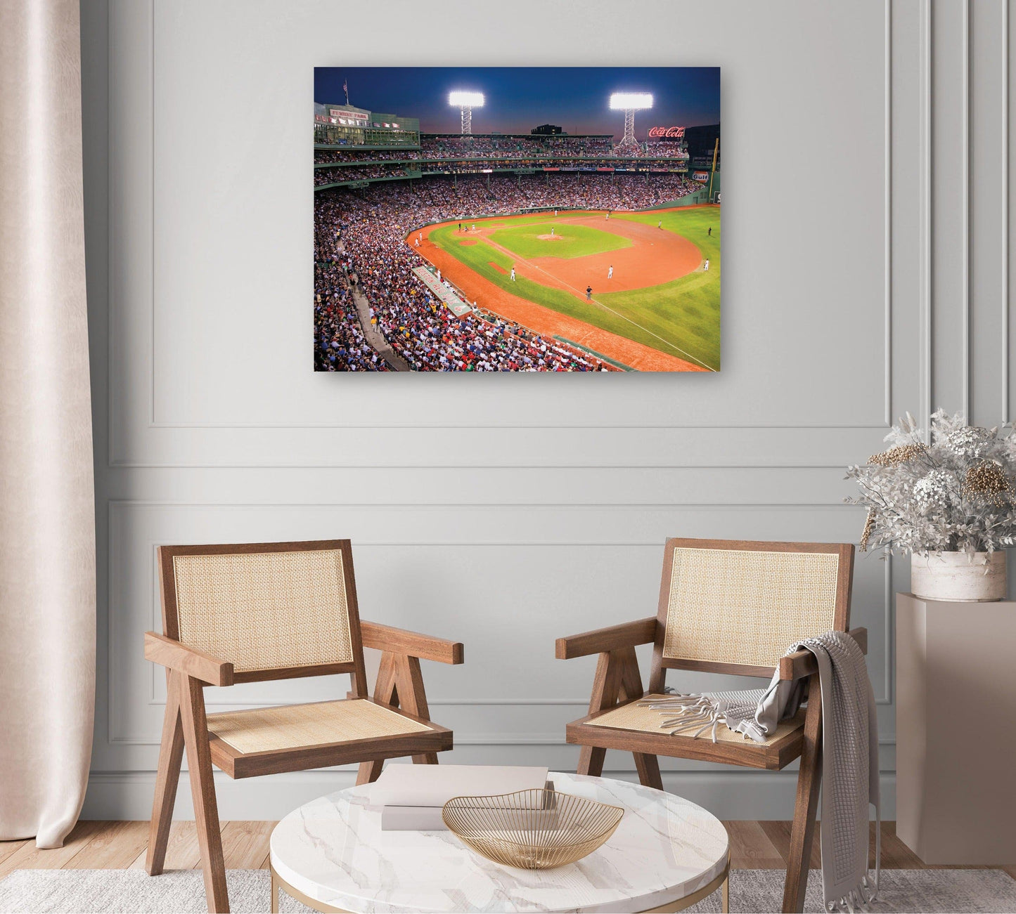 Juego nocturno de Fenway Park - Panoramic Images