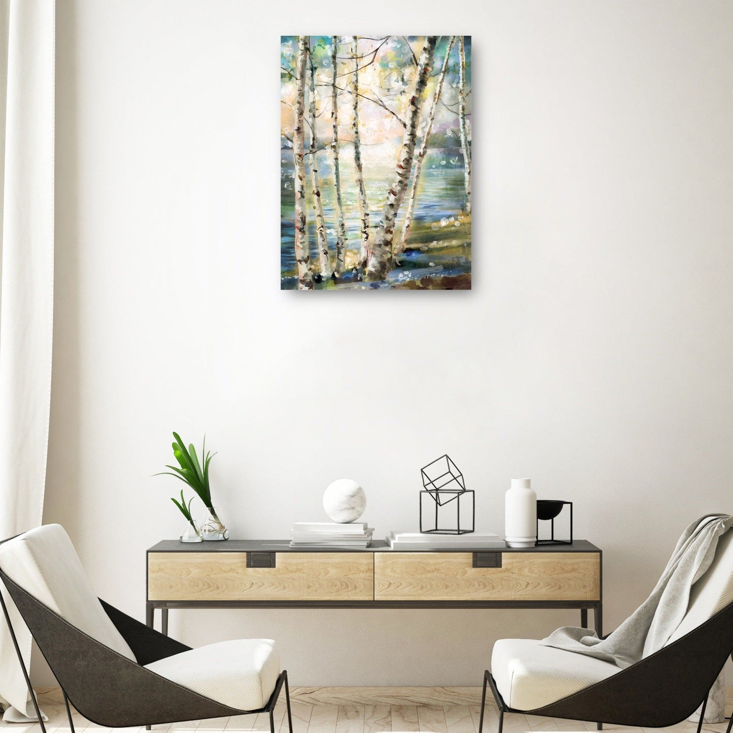 Amanecer de la casa del lago - Studio Arts