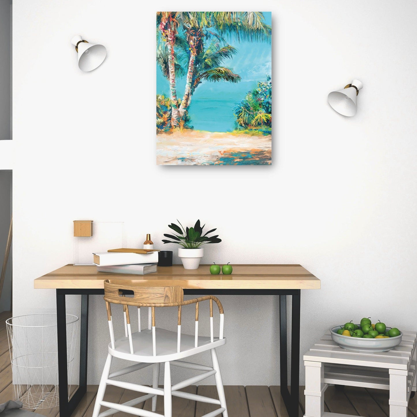 Verde azulado tropical - Studio Arts