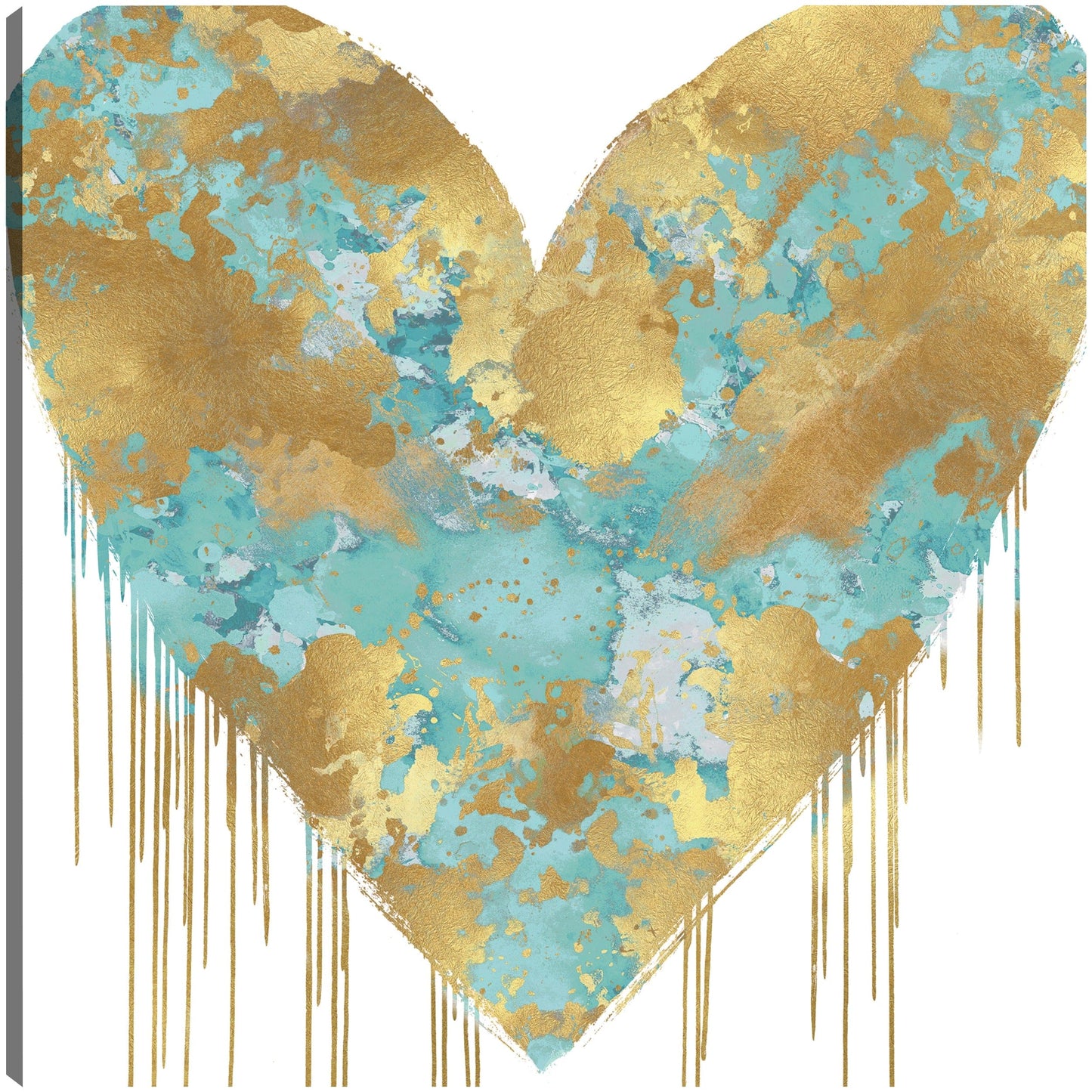 Aqua y oro de gran corazón - Lindsay Rodgers