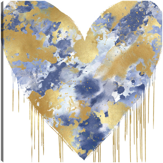 Azul y dorado de gran corazón - Lindsay Rodgers