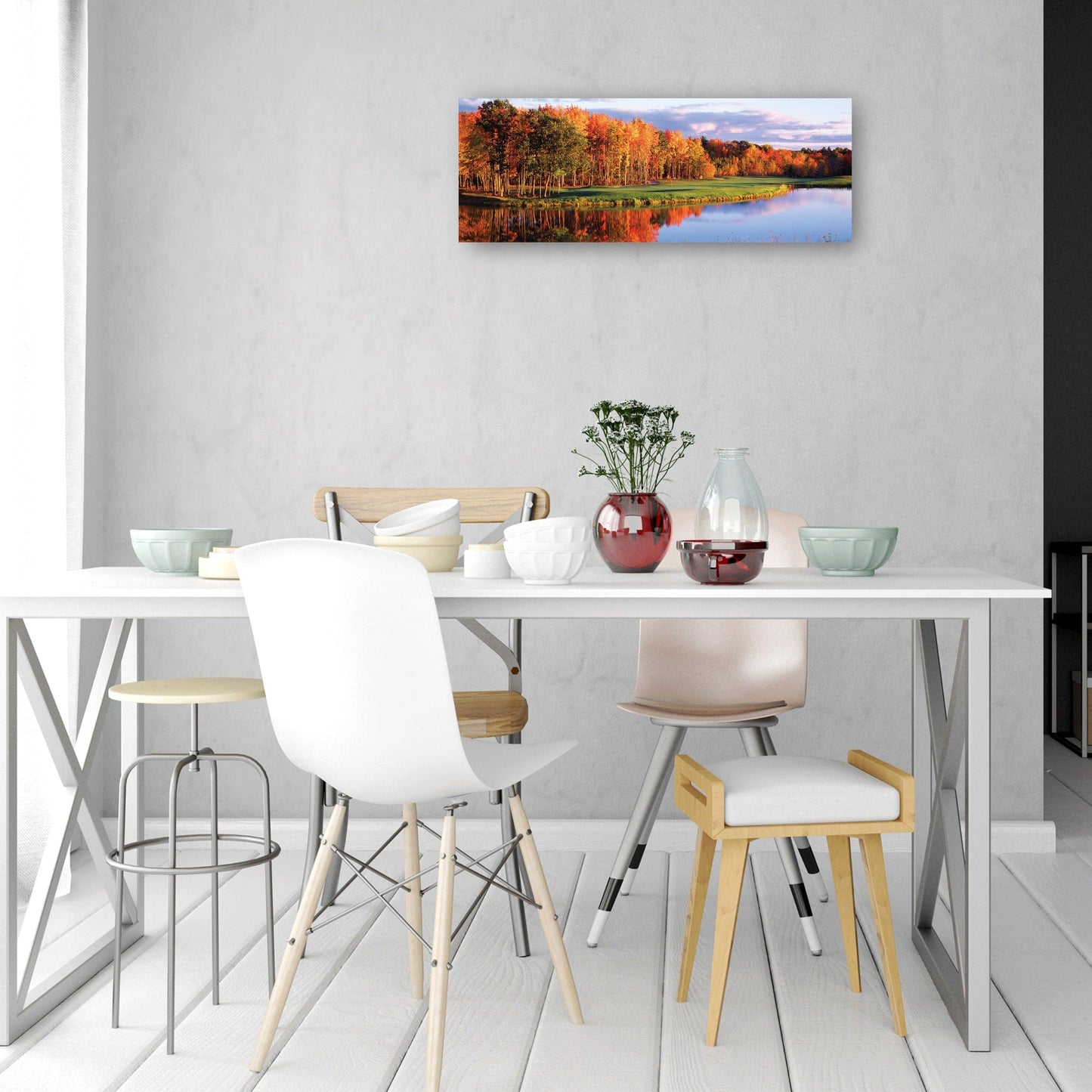 Reflexiones del espectro de otoño - Panoramic Images