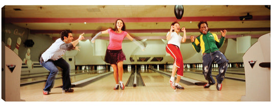 Bowling is Fun Girls - Panoramic Images