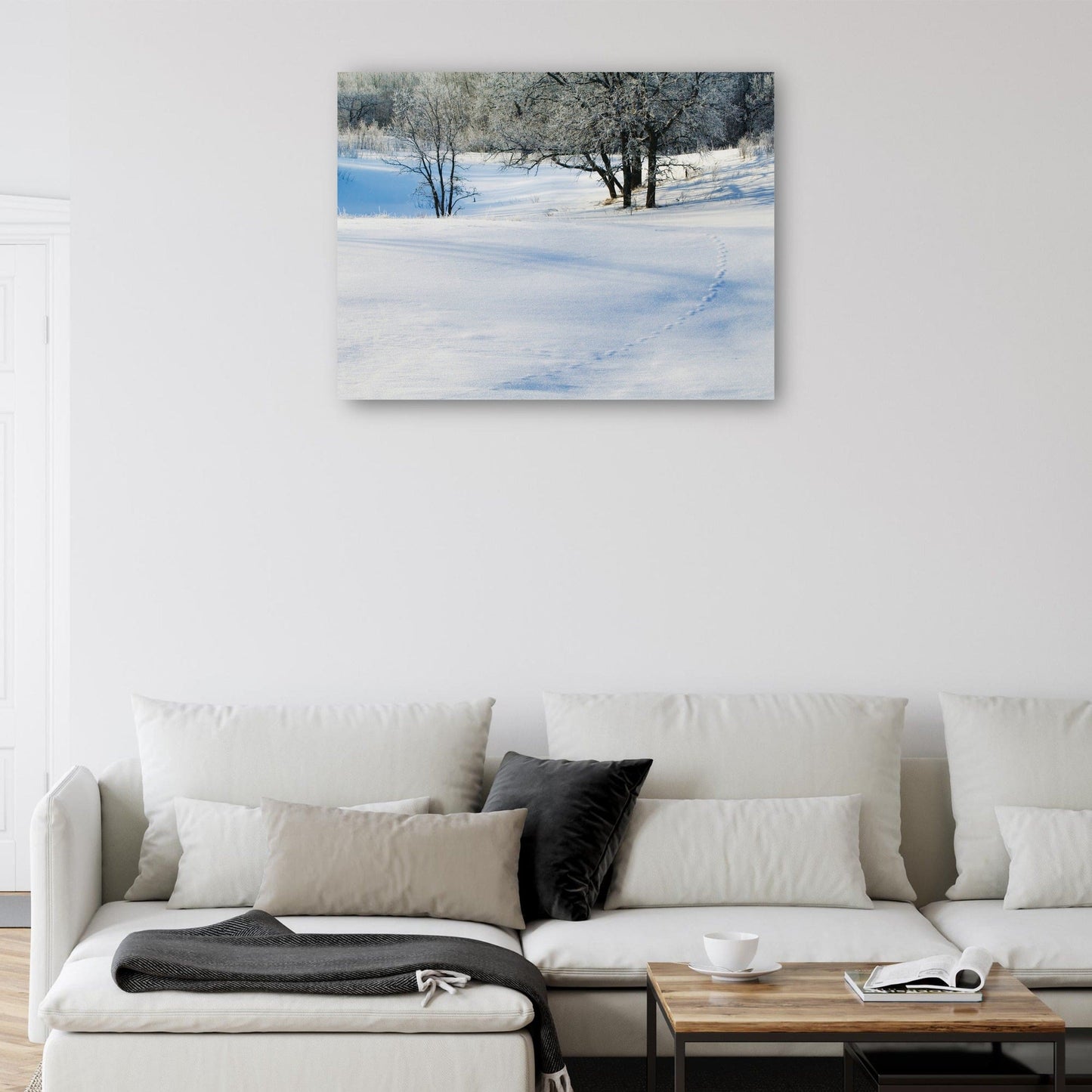 Granja de invierno de Minnesota - Panoramic Images