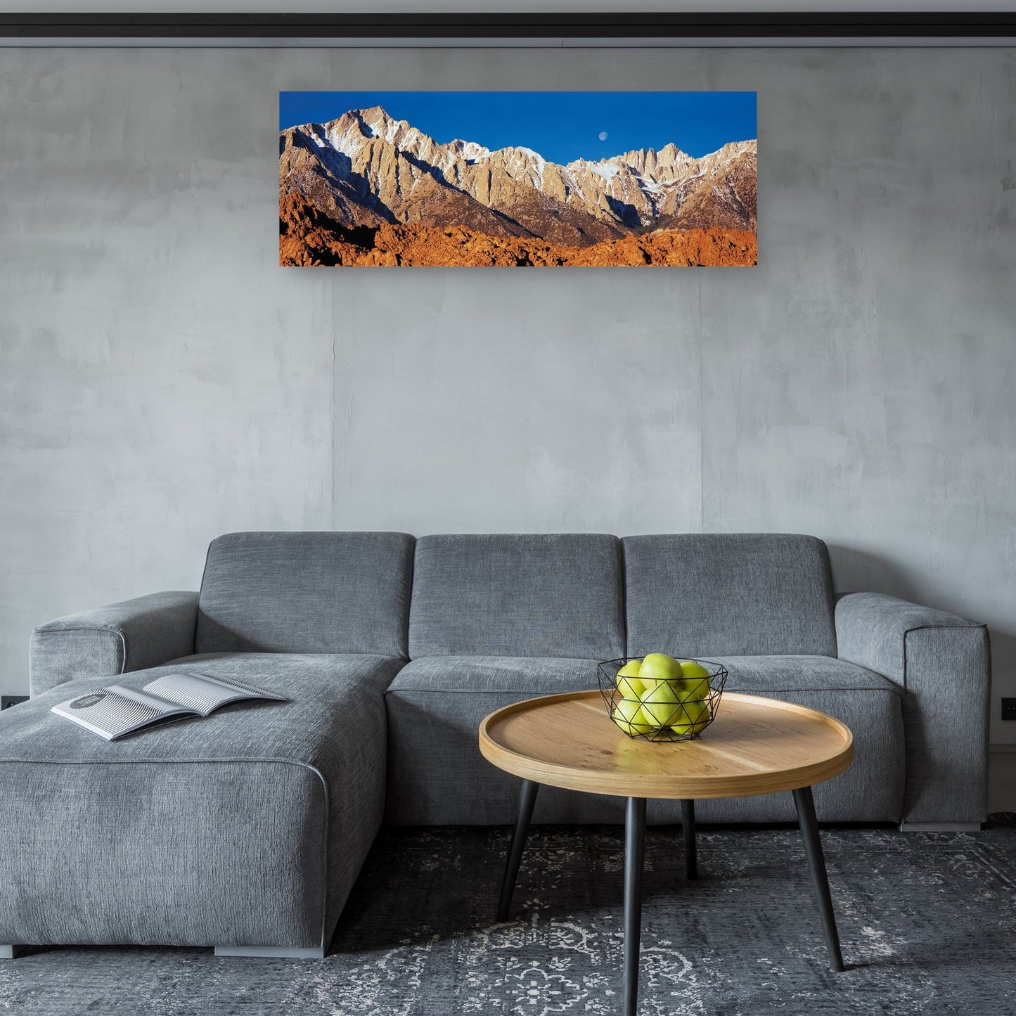 Montañas Moonrise - Panoramic Images