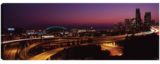 Luces púrpuras Seattle - Panoramic Images