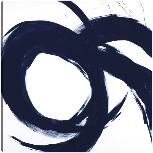 Trazos circulares azul marino II - Megan Morris