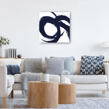 Trazos circulares azul marino II - Megan Morris