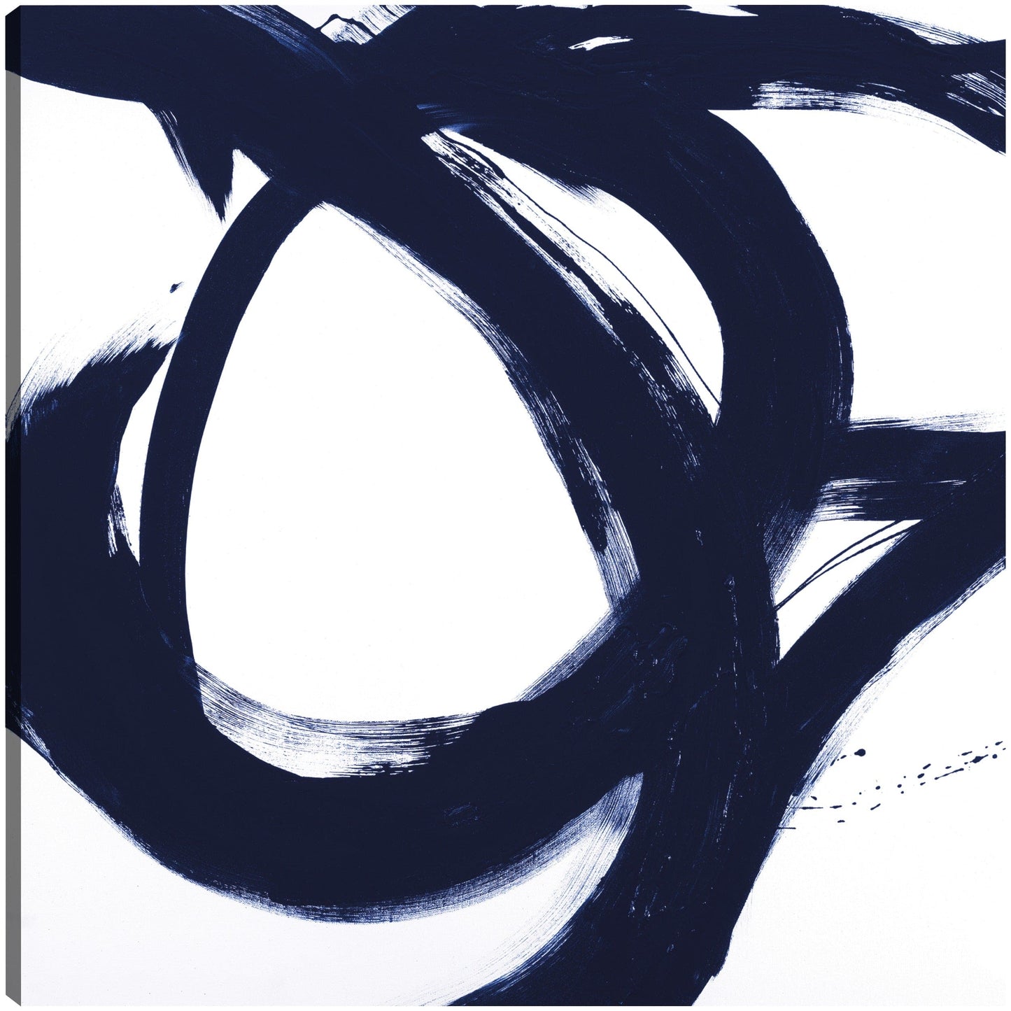 Trazos circulares azul marino I - Megan Morris