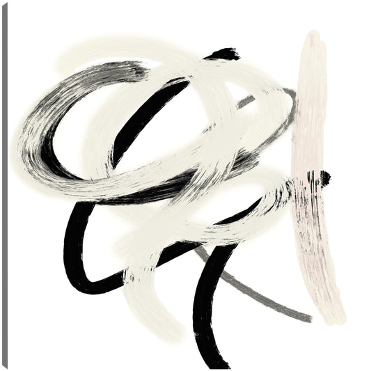 Desplazamiento abstracto en blanco y negro II - SD Graphics Studio