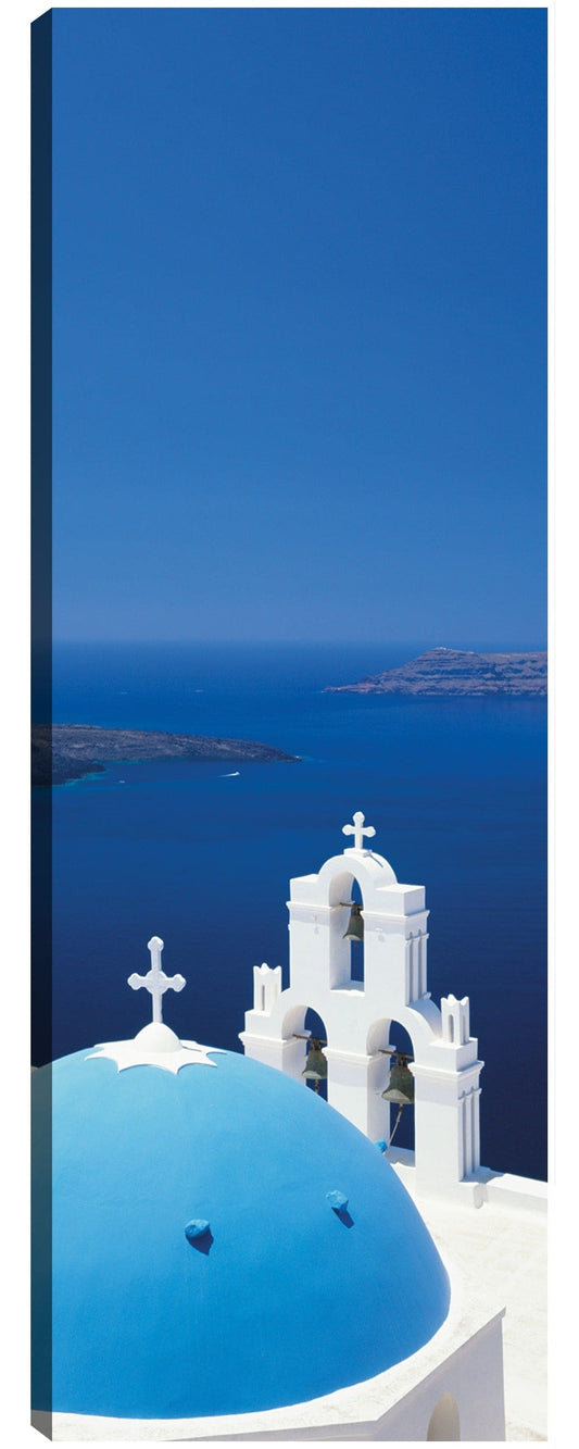 Vista de la iglesia de Santorini - Panoramic Images