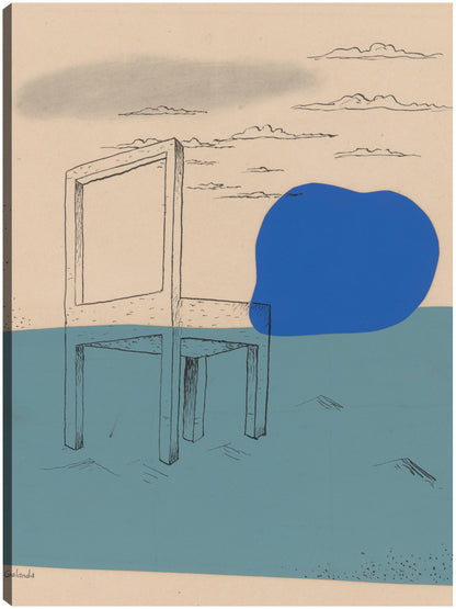 Paisaje con silla (1929-1930) - Mikuláš Galanda