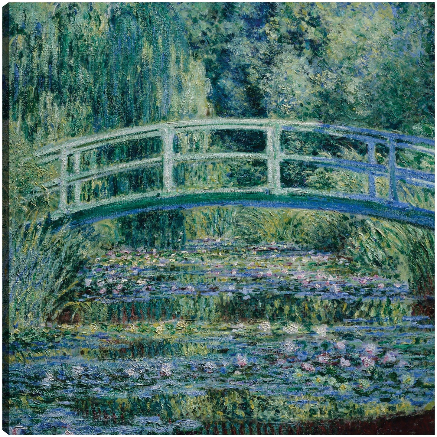 Lirios de agua y puente japonés (1899) - Claude Monet