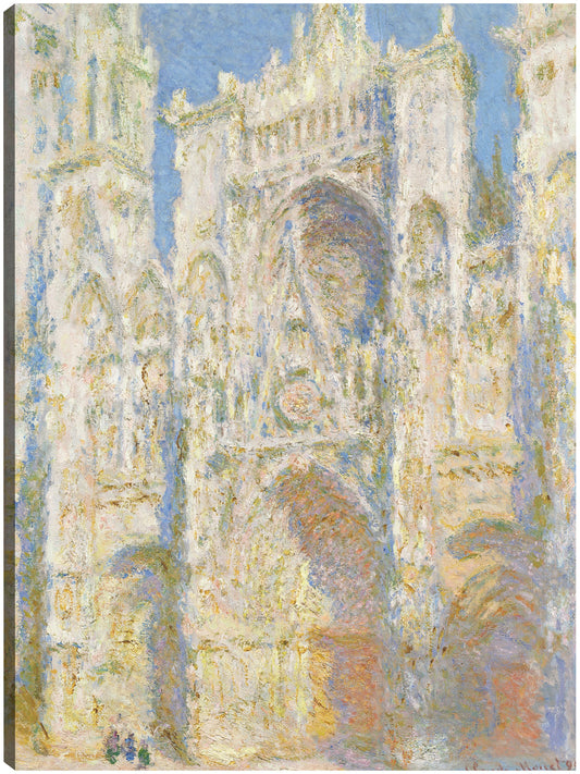 Catedral de Rouen, fachada oeste, luz del sol (1894) - Claude Monet
