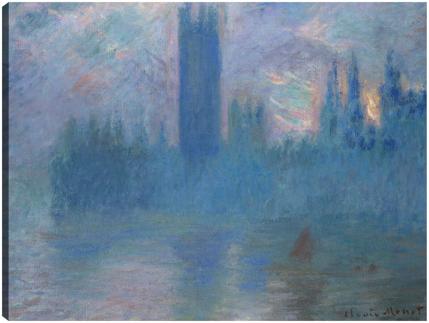 Casas del Parlamento, Londres (1900) - Claude Monet