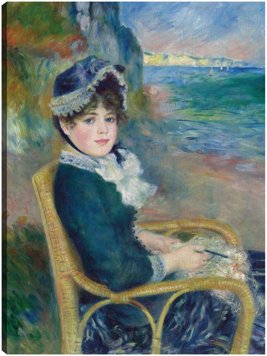 A la orilla del mar (1883) - Pierre-Auguste Renoir