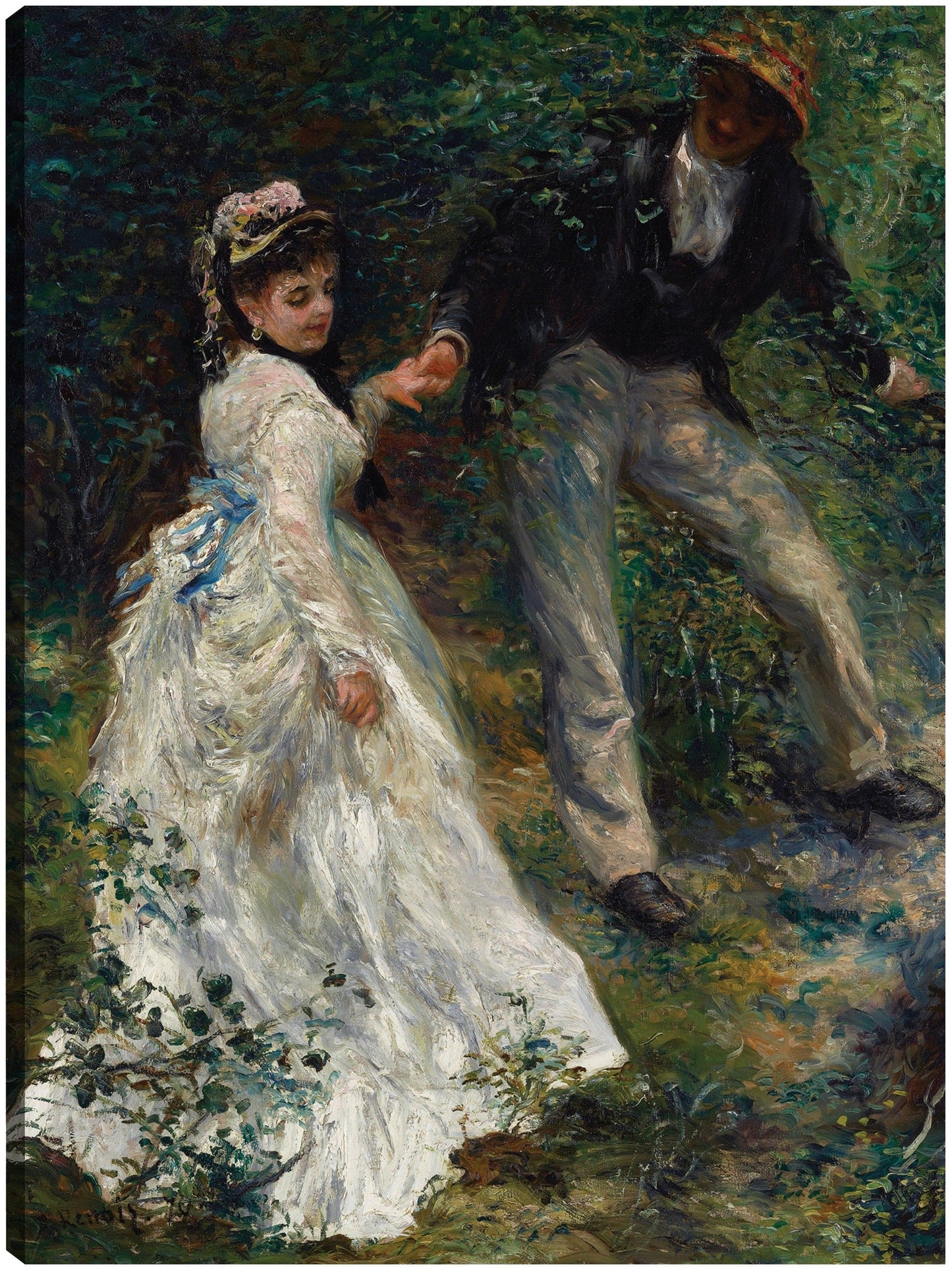 El Paseo (1870) - Pierre-Auguste Renoir