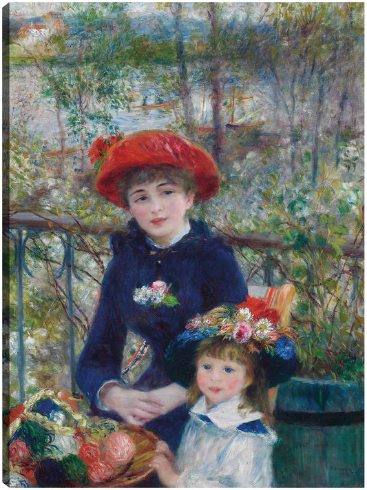 Dos hermanas (en la terraza) (1881) - Pierre-Auguste Renoir