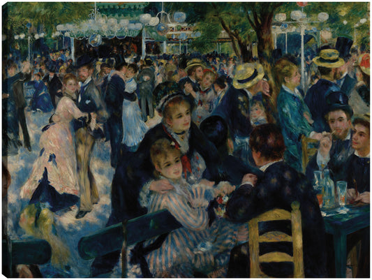 Danza en Le Moulin de la Galette (1876) - Pierre-Auguste Renoir