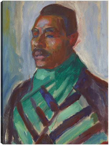 Africano con pañuelo verde (1916) - Edvard Munch