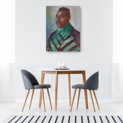 Africano con pañuelo verde (1916) - Edvard Munch