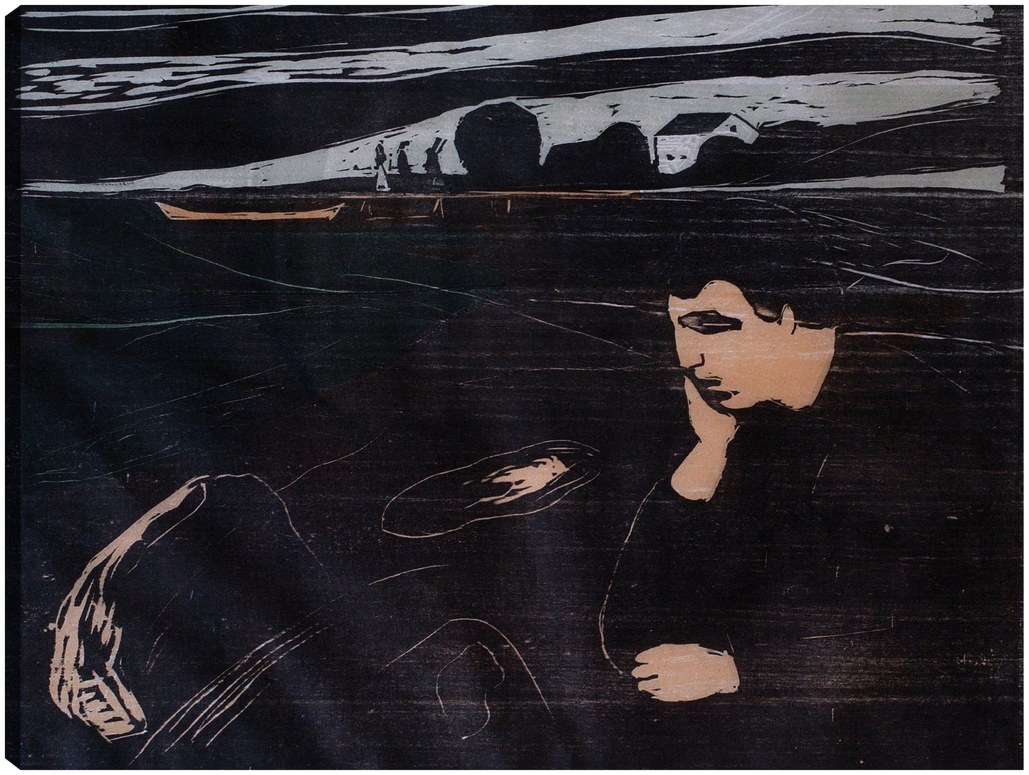Tarde (Melancolía III) (1902) - Edvard Munch
