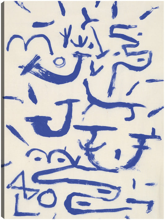 Arrastrándose y acabando con los árboles (1937) - Paul Klee