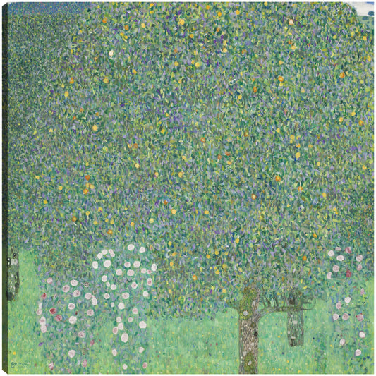 Rosales bajo los árboles - Gustav Klimt